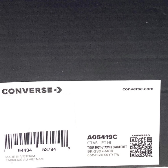 Converse Lift Platform Suede High Shoes Women Sneakers Tiger Moth Casual A05419C - Picture 9 of 10